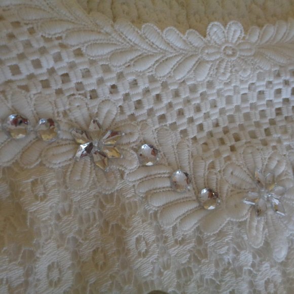 Lace top with bling - Picture 3 of 5